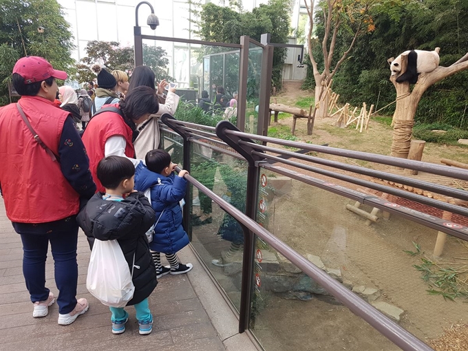 고대 경제인회 회원들이 6일 오전 에버랜드를 찾은 보육원 아이들의 1일 교사를 자청했다.