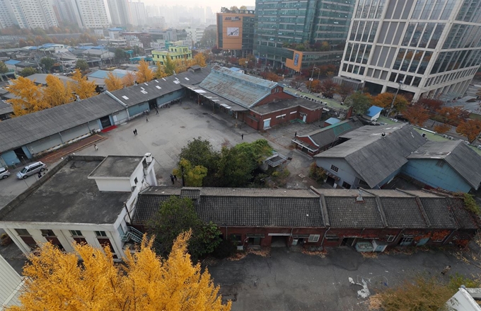 82년 만에 복합문화공간으로 재탄생하는 서울 영등포구 대선제분 공장의 모습. 연합뉴스