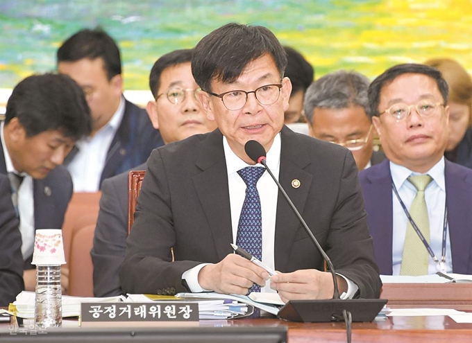 김상조 공정거래위원장. 한국일보