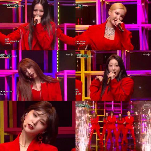 EXID 컴백 무대가 화제다. KBS 방송 캡처