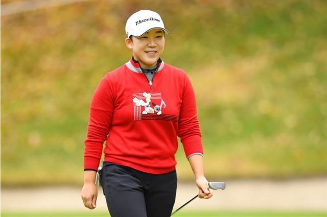 일본여자프로골프 투어에서 올해 메이저 3관왕을 기록한 신지애. JLPGA 홈페이지 캡처