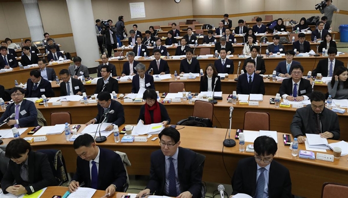 11월 19일 경기 고양시 사법연수원에서 열린 전국법관대표회의. 연합뉴스