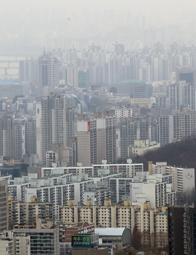 서울 송파구의 한 아파트 단지 전경. 뉴스1