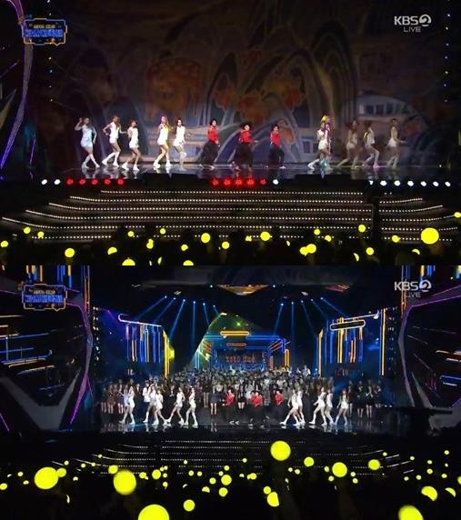 ‘KBS 가요대축제’ 셀럽파이브가 오프닝 무대를 꾸몄다.KBS 방송 캡처