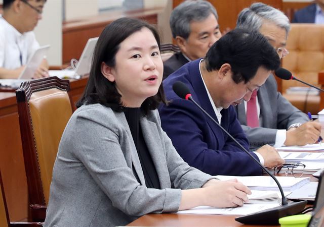 신보라 자유한국당 의원. 연합뉴스