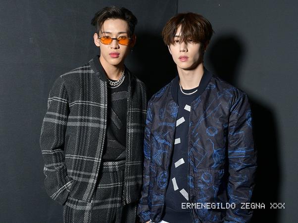 마크, 뱀뱀. Zegna official, GQ Thailand 제공