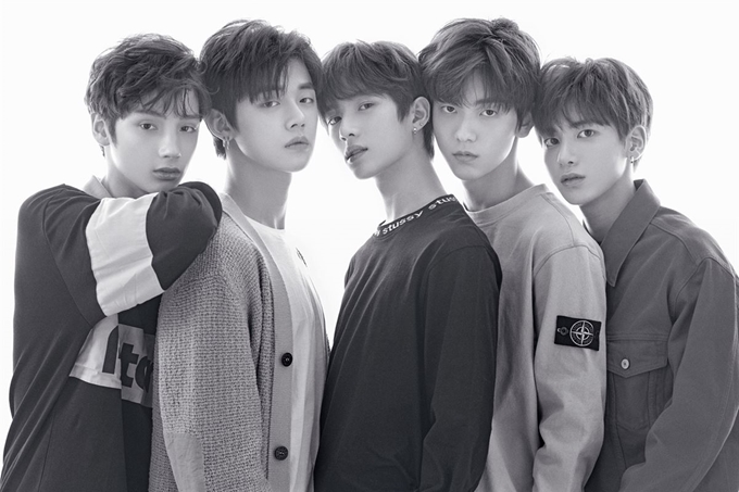 신인 아이돌 투모로우바이투게더(TXT). 빅히트엔터테인먼트 제공