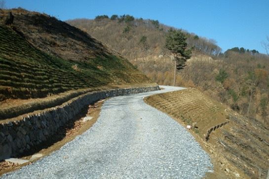 산림청은 설 명절 성묘객들의 편의를 위해 2월 1일부터 17일까지 산림내 임도를 개방한다. 사진은 강원도 영월군 수주면 임도 모습. 산림청 제공