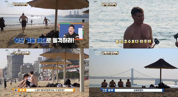 ‘어서와 한국은 처음이지?’ 핀란드 4인방이 부산을 찾았다. MBC에브리원 제공