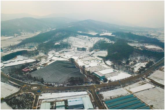 SK하이닉스가 들어설 용인시 처인구 원삼면 일대. 용인시 제공