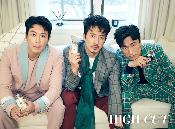 ‘스카이캐슬’ 김병철 정준호 최원영이 매거진 표지를 장식했다. 하이컷 제공