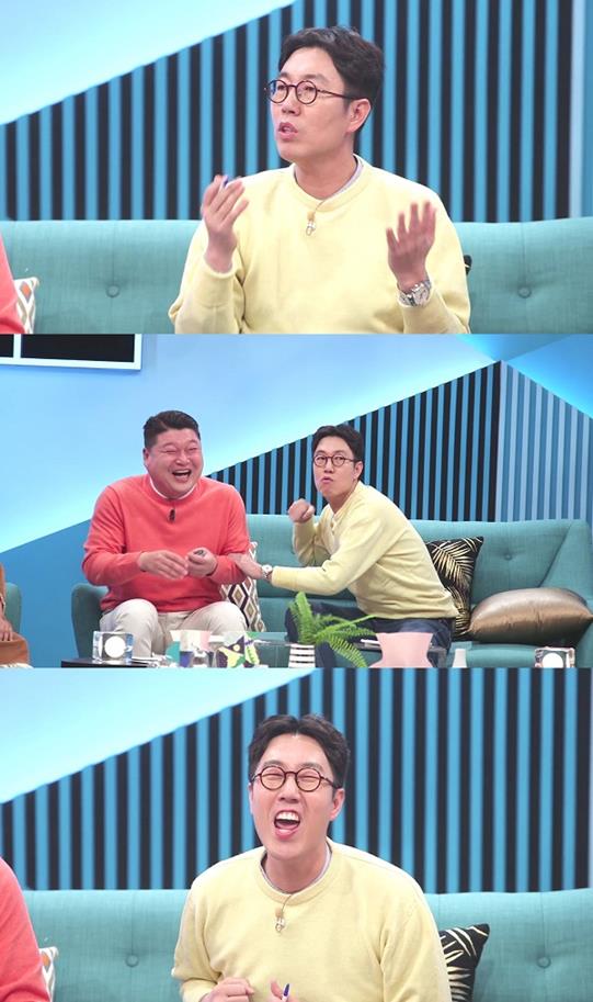 ‘외식하는 날’ 김영철이 눈길을 끌고 있다. SBS 방송 캡처