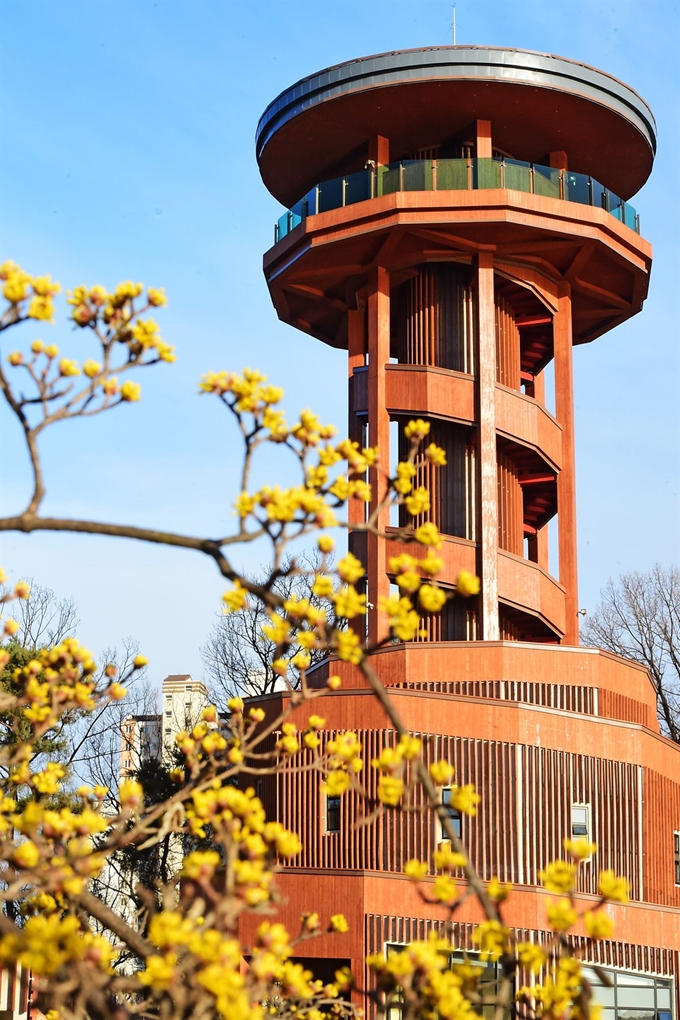 수원 광교호수공원 나선형 전망대 모습. 수원시 제공