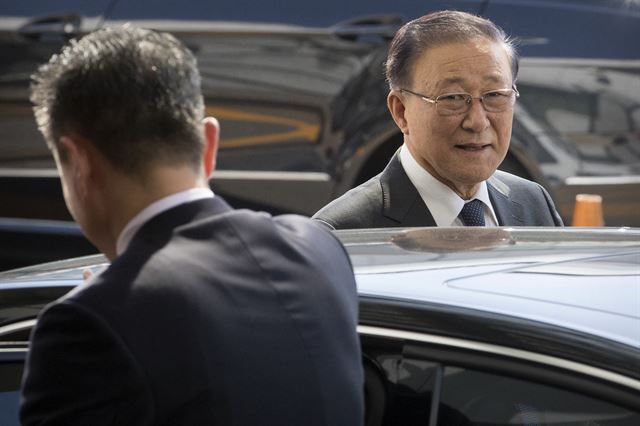 지재룡 중국 주재 북한 대사. 한국일보 자료사진