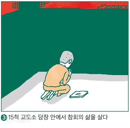 나는 용서받을 수 없는 죄인. 눈물 콧물 쏟아내며 매일 참회기도를 했다. 그래픽=신동준 기자