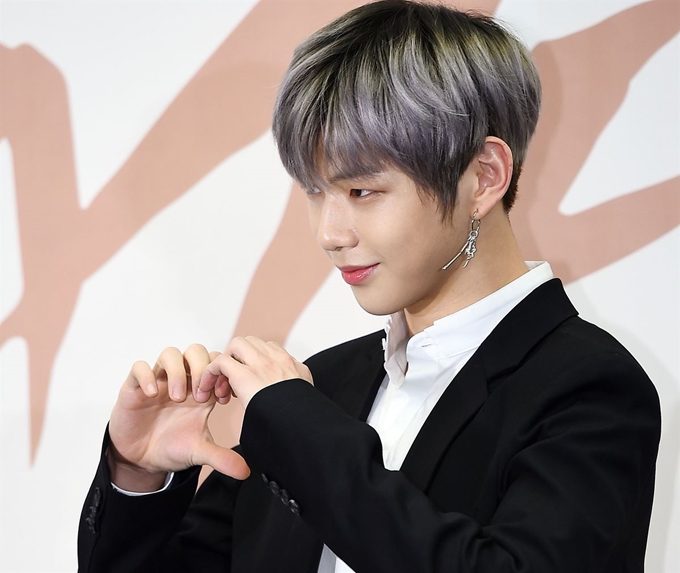 강다니엘. 한국일보 자료사진