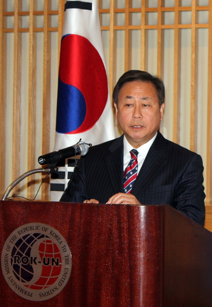 김숙 전 유엔주재 한국대표부 대사. 한국일보 자료사진