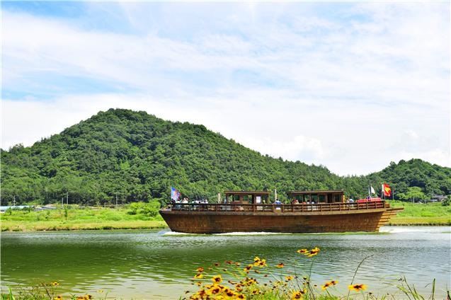 전남 나주 영산포 황포돛배. 나주시 제공