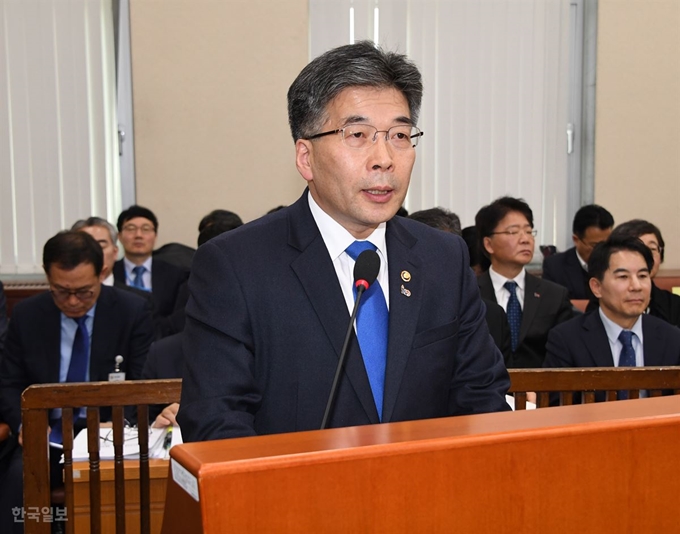 민갑룡 경찰청장. 한국일보 자료사진