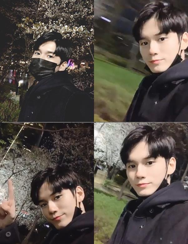 옹성우가 근황샷을 공개했다. 옹성우 SNS 캡처