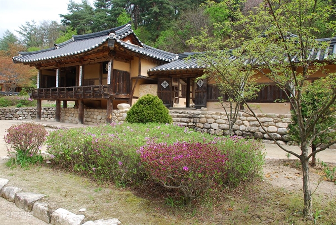 경북 영주시 선비촌 인동장씨 종택. TV드라마 해치에서 연잉군 자택이다. 이용호기자