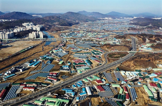 지난해 말 3기 신도시로 지정된 경기 남양주 왕숙지구. 한국일보 자료 사진