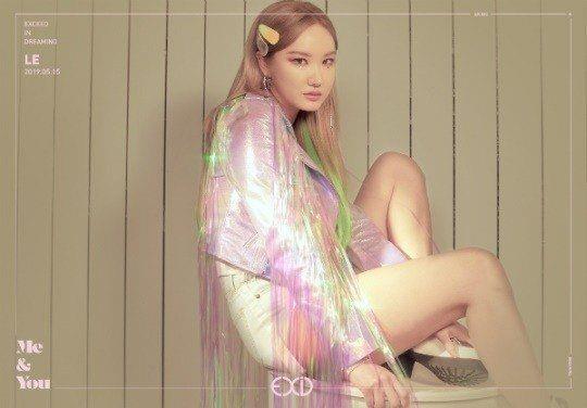 EXID 측이 LE(사진)의 부상과 신곡 활동에 대해 공지했다. 바나나컬쳐엔터테인먼트 제공