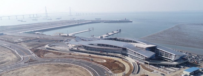 인천항 신국제여객터미널 전경. 인천항만공사 제공