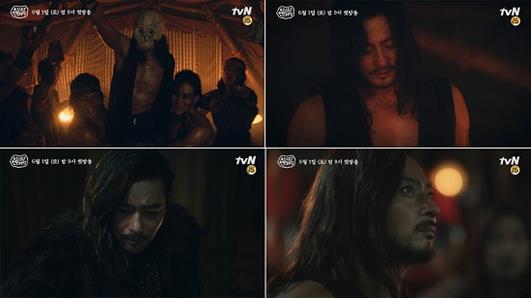 ‘아스달 연대기’ 시선을 압도하는 장동건 캐릭터 티저 영상이 화제다.tvN 제공