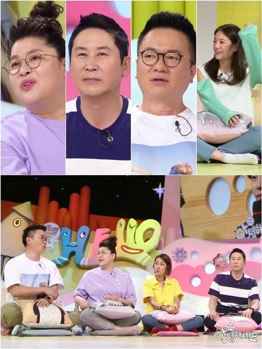 ‘안녕하세요’ 이영자가 신동엽에게 밤무대 MC를 보는 법을 알려줬다고 밝혔다.KBS 제공