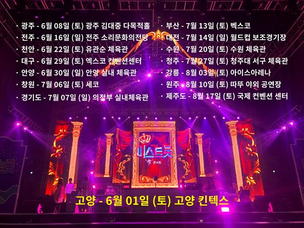 ‘미스트롯’의 열기가 콘서트 추가 공연 요청으로도 뜨겁게 이어지고 있다. 컬쳐팩토리 제공