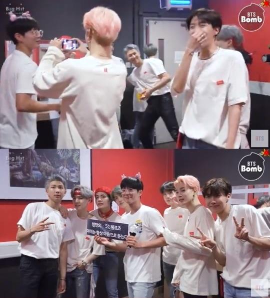 박보검과 방탄소년단의 우정이 훈훈함을 자아낸다. ‘방탄밤’ 영상 캡처