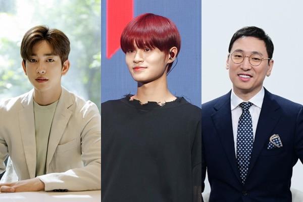 (왼쪽부터 차례로) 갓세븐 진영, AB6IX 이대휘, 라이머가 ‘라디오스타’에 출연한다. JYP, 한국일보 DB, SBS 제공