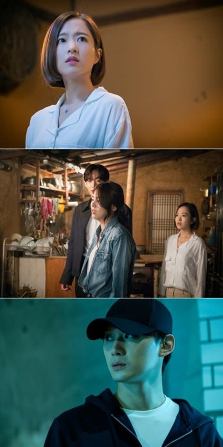 ‘어비스’ 박보영-안효섭-권수현-한소희의 스틸컷이 공개됐다. tvN 제공