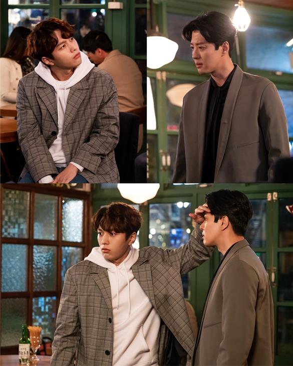 ‘단, 하나의 사랑' 김명수와 이동건의 신경전이 포착됐다. KBS2 제공