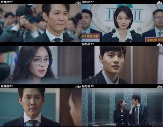 ‘보좌관’이 시청자들의 눈길을 사로잡는 데 성공했다. JTBC 화면 캡처