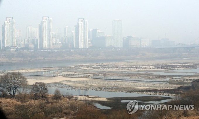 세종보 전경. 연합뉴스.