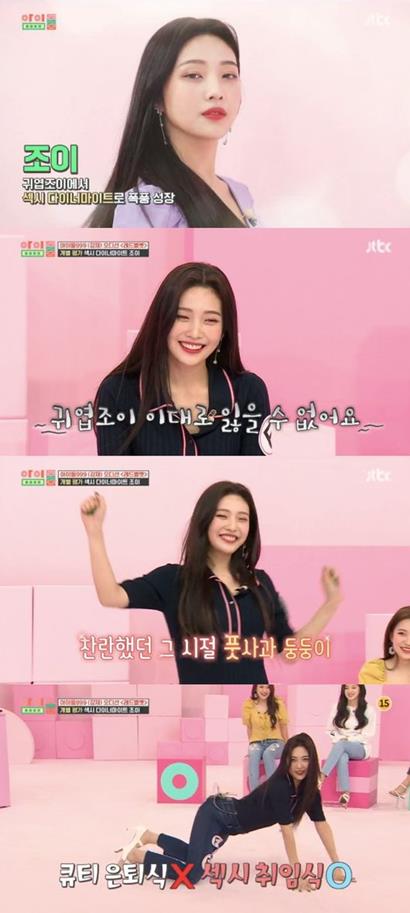 레드벨벳 조이가 매력을 뽐냈다. JTBC 방송 캡처