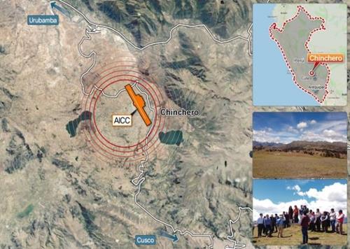 페루 친체로 신공항 PMO사업 위치도. 국토교통부 제공=연합뉴스