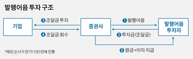 발행어음 투자 구조. 그래픽=김경진 기자