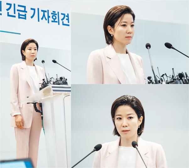 전혜진의 반격이 궁금증을 자아낸다. tvN 제공