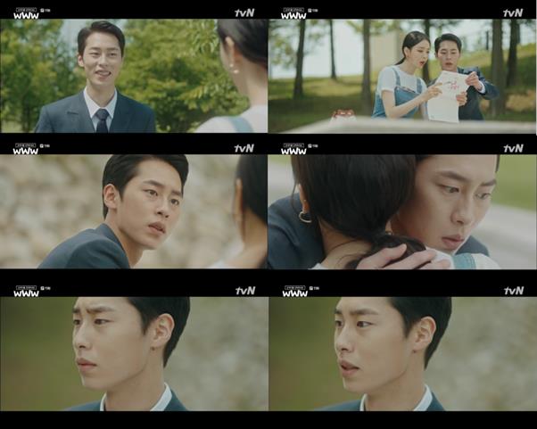 ‘검블유’ 이재욱의 연기가 눈길을 끌고있다. tvN 방송 캡처