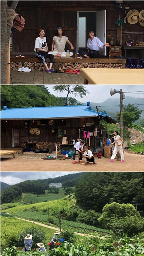 ‘삼시세끼 산촌편’ 염정아-윤세아-박소담이 힐링을 선사할 예정이다. tvN 제공