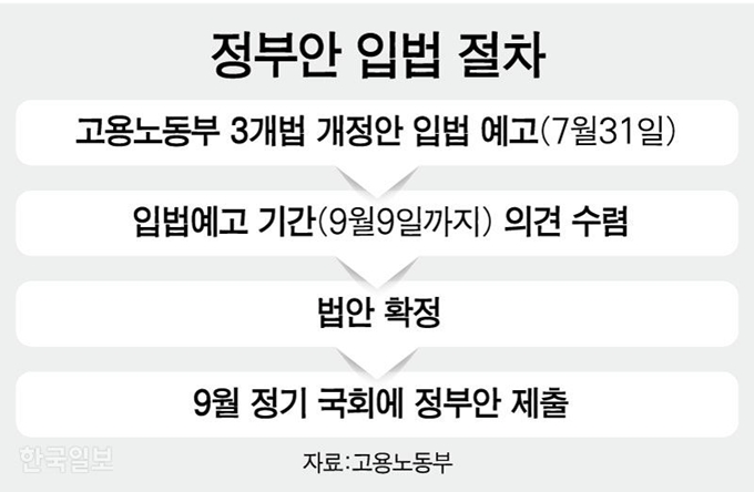 정부안 입법 절차. 그래픽=강준구 기자