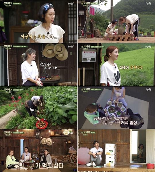 ‘삼시세끼 산촌편’ 인기가 뜨겁다. tvN 방송 캡쳐