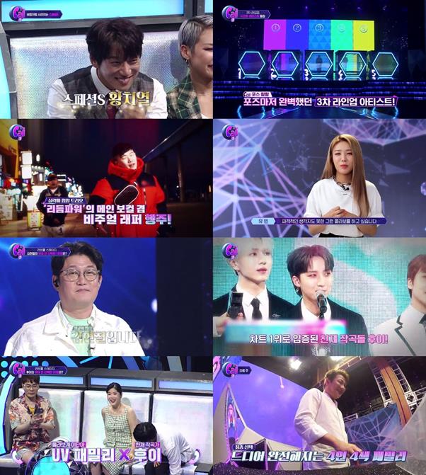 행주, 유빈, 김현철, 후이가 ‘더콜2’를 찾아왔다. Mnet 화면 캡처