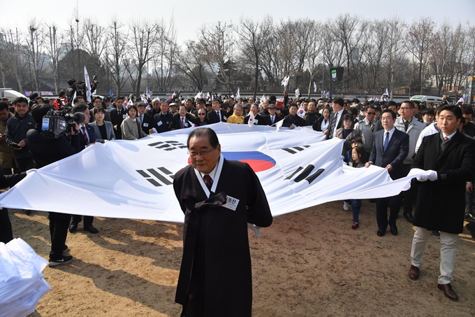 3ㆍ1운동 100주년 기념행사 모습. 서울시 제공