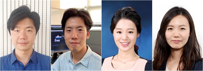 왼쪽부터 조원일 기자, 김창선 PD, 이정은 기자, 박서영.