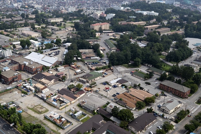 용산 미군기지 전경. 연합뉴스