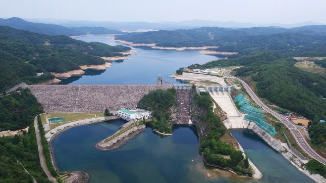 안동댐 전경. K-water 안동권지사 제공